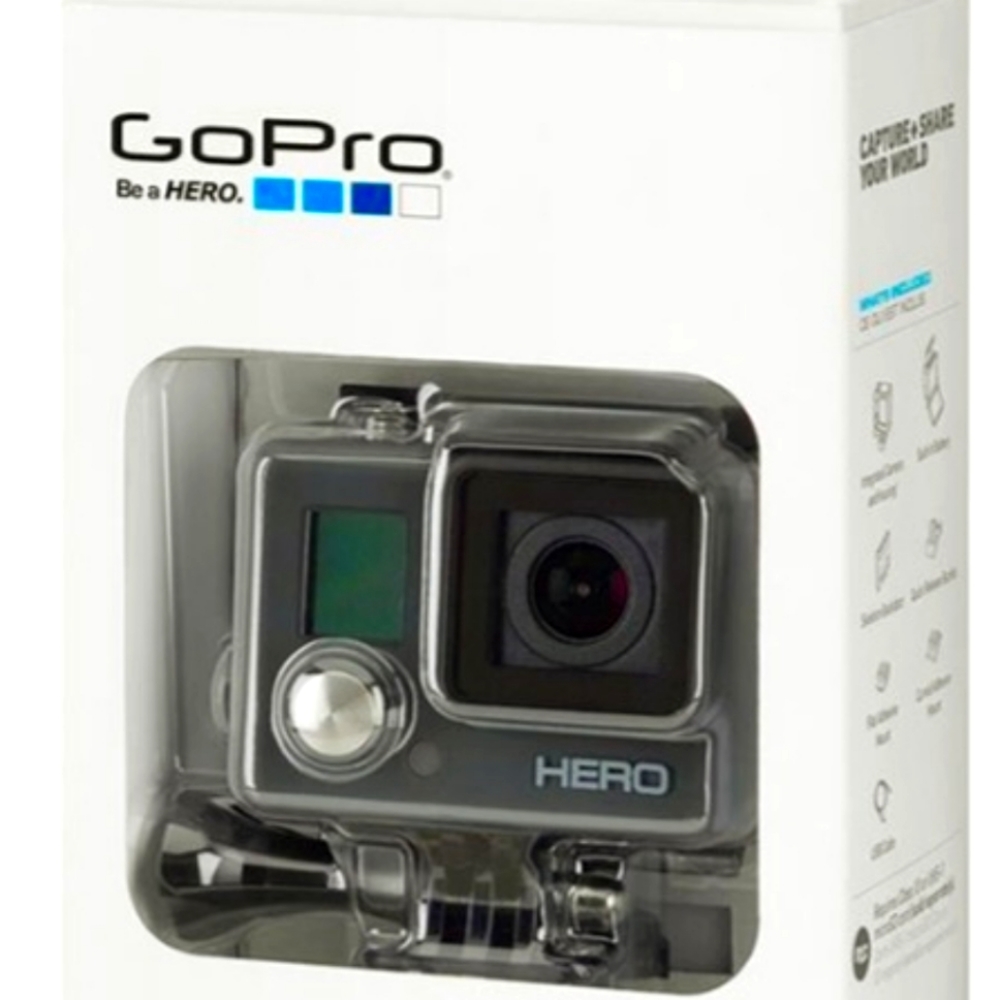 Go Pro Hero Waterproof  (IN THE BOX)